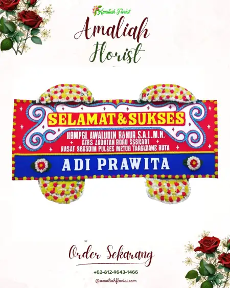 Papan Bunga Ucapan Selamat Ploso